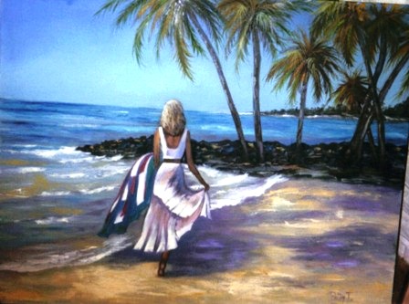 [Lady On Beach ]