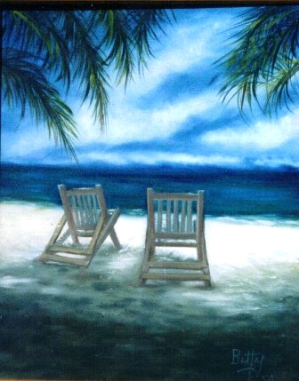 [ Chairs at the beach ]