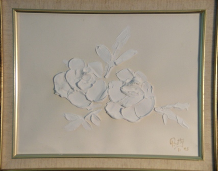 [     White Palit Flower   ]