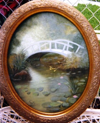 [ Round Arch Bridge and water lilies  ]
